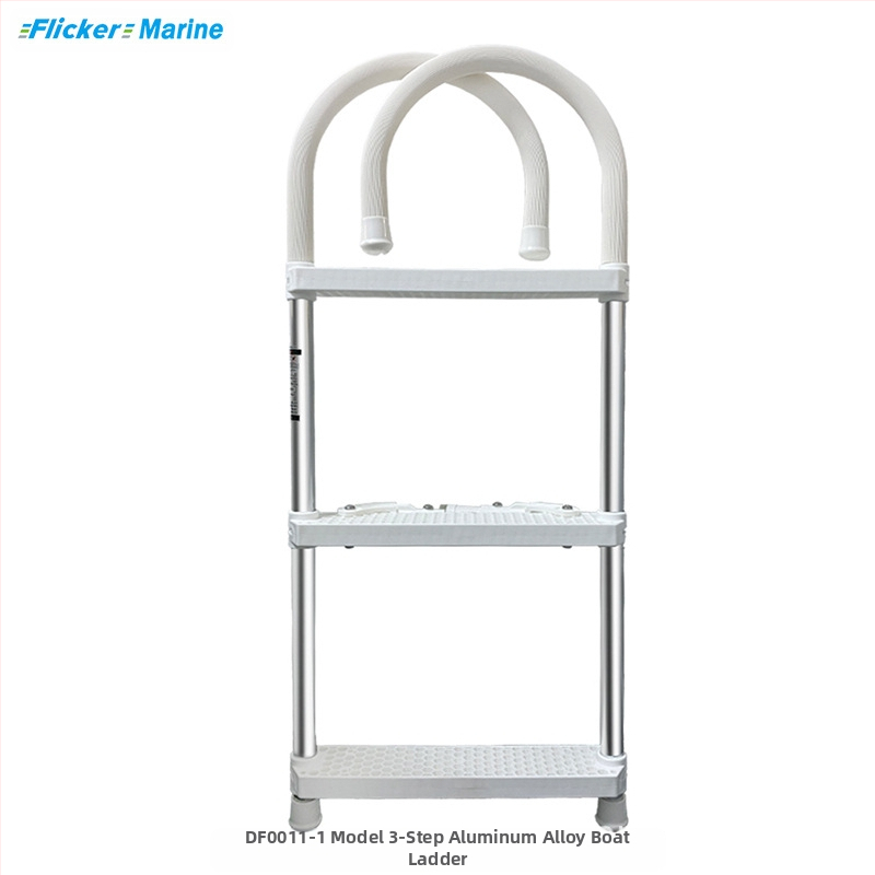 Mirgojoša jahtas ātrlaiva gumijas laiva uzbrukuma laiva makšķerēšanas laiva nerūsējošā tērauda alumīnija sakausējuma laivu kāpnes palaišanas kāpnes