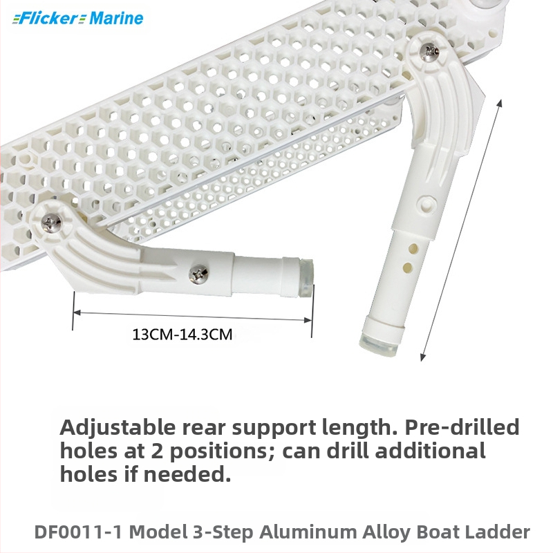 Mirgojoša jahtas ātrlaiva gumijas laiva uzbrukuma laiva makšķerēšanas laiva nerūsējošā tērauda alumīnija sakausējuma laivu kāpnes palaišanas kāpnes