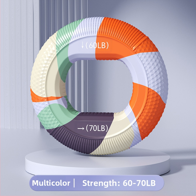 Silikoonist haaratsiga käepidemega pall randmejõu käelihaste treenimiseks viie sõrmega jõu taastusravi haardega ringikujuline treeningvarustus