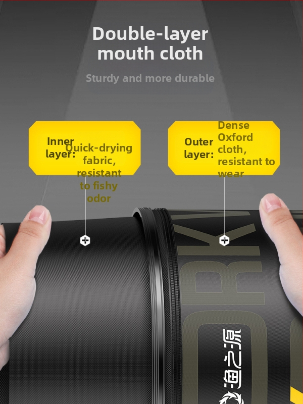 Източник на риболов AK серия защита на риба Специална чанта за риболовна мрежа за див риболов Удебелена бързосъхнеща мрежа за защита на рибата Зареждане на риба Черна яма