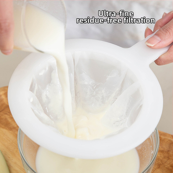 Namų virtuvė Sojų pieno filtro likučių sulčių filtro sietas Ypač smulkus kiaurasamtis Kinų medicinos rankinis kiaurasamtis