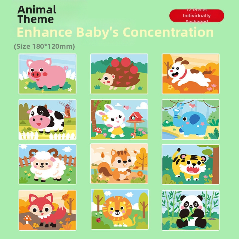 Παιδικά χειροποίητα αυτοκόλλητα Diy3D στερεοφωνικά αυτοκόλλητα Eva Princess Νηπιαγωγείο Υλικό παραγωγής πακέτου κοριτσιών εκπαιδευτικά αυτοκόλλητα παιχνίδια