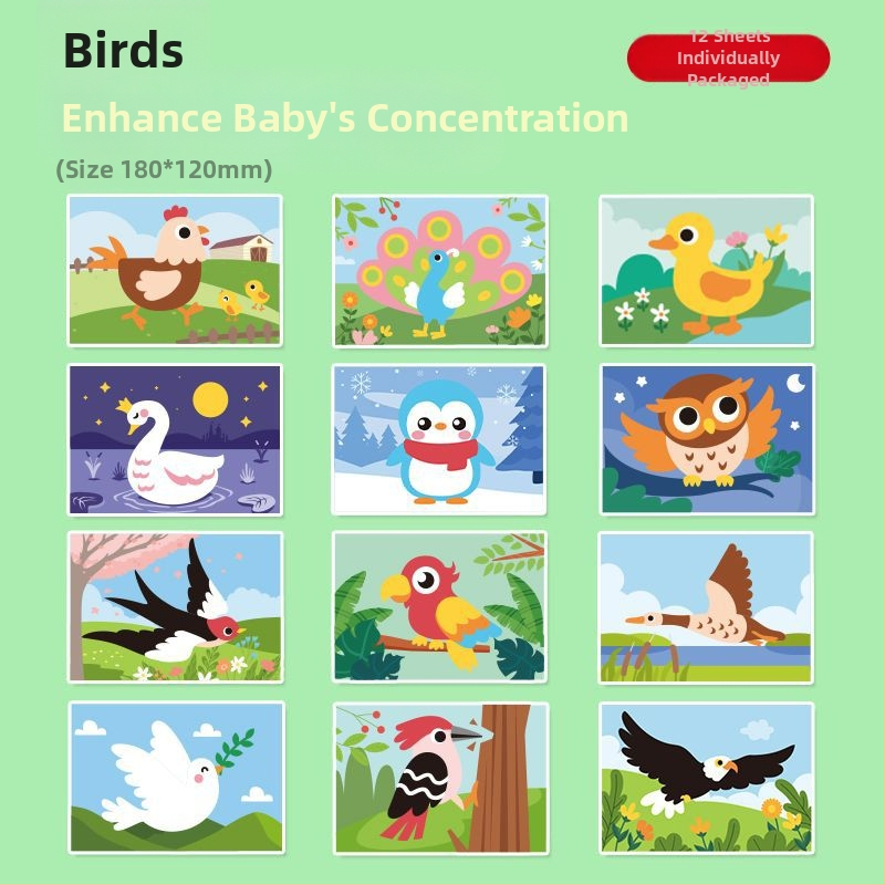 Παιδικά χειροποίητα αυτοκόλλητα Diy3D στερεοφωνικά αυτοκόλλητα Eva Princess Νηπιαγωγείο Υλικό παραγωγής πακέτου κοριτσιών εκπαιδευτικά αυτοκόλλητα παιχνίδια