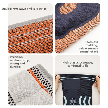 Αθλητικοί ιμάντες μπάσκετ, επιγονατίδες σιλικόνης, ποδηλασία, τρέξιμο, υποστήριξη ποδιών, προστασία γονάτων για υπαίθρια άσκηση