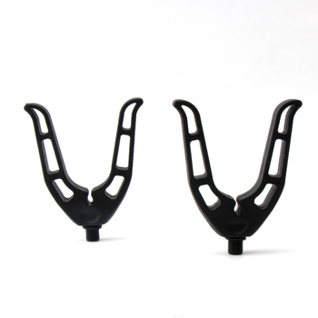 Трансгранична черна найлонова пластмасова скоба за въдица, глава за риболов на шаран, аксесоари за риболов на въдица, скоба за батерия, риболовни принадлежности