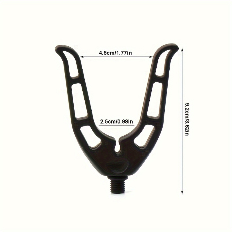 Határokon átnyúló fekete nejlon műanyag tengeri bottartó fej pontyhorgász kiegészítők horgászbot tartó akkumulátor tartó horgászfelszerelések