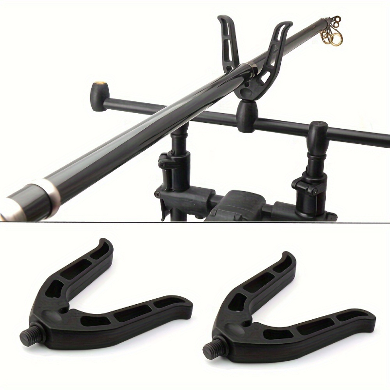 Határokon átnyúló fekete nejlon műanyag tengeri bottartó fej pontyhorgász kiegészítők horgászbot tartó akkumulátor tartó horgászfelszerelések