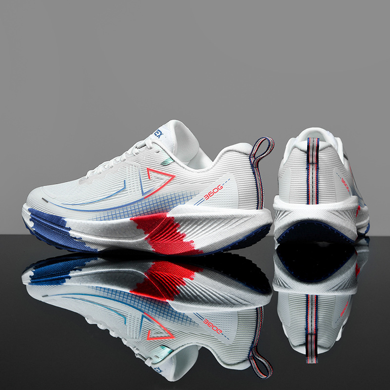 360X Marathon Könnyű, Ütéscsillapító, Teljes Tenyérrel Ragasztott, Szénszálas, Professzionális Futócipők Férfi Téli Ifjúsági Diák Sport Futócipők