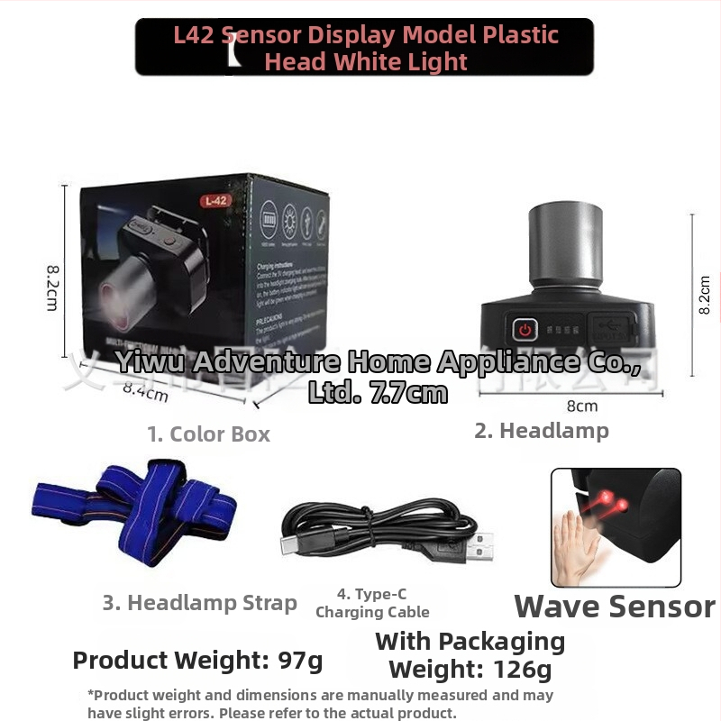 Tugeva valgusega esilaterna plahvatuse nimel on intelligentne induktsioonmultifunktsionaalne välistingimustes kasutatav öine kalapüük pikamaa kaasaskantav laetav töötav kaevurilamp