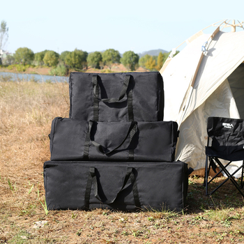 Paksendatud veekindel must hoiukott välistingimustes reisimiseks magamiskott telk laud ja tool telkimisvarustuse hoiukott seljakott kandekott