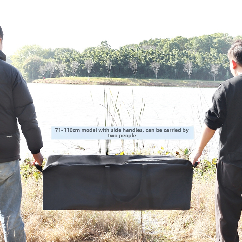 Удебелена водоустойчива черна чанта за съхранение, спален чувал за палатка, маса и стол, чанта за съхранение на къмпинг оборудване, раница, чанта за носене