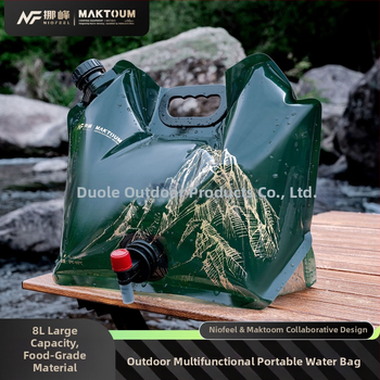 Nuofeng | Makotu ühine veekott 8L välistingimustes kasutamiseks mõeldud telkimisvee hoiukott, kokkupandav veekott, telkimisvee hoiukott