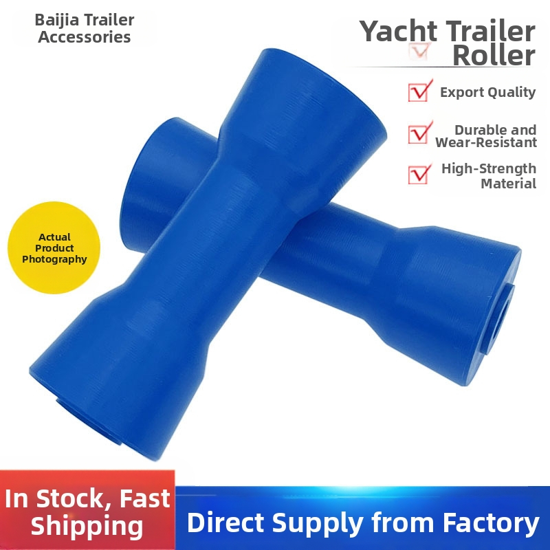 Jahtkummipaat sinine pika rulliga mootorpaat rull-kiilpõhjaga haagise lisatarvikud