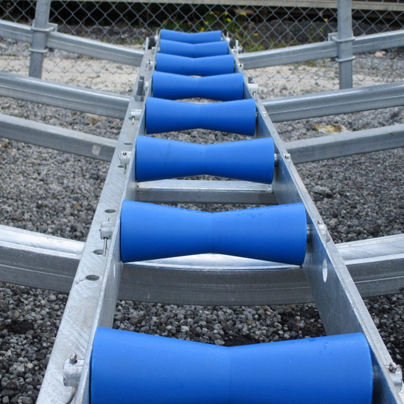 Jahtkummipaat sinine pika rulliga mootorpaat rull-kiilpõhjaga haagise lisatarvikud