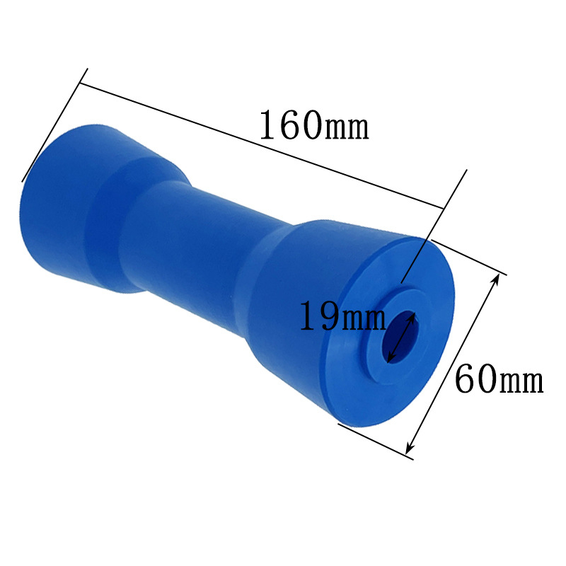 Jahtkummipaat sinine pika rulliga mootorpaat rull-kiilpõhjaga haagise lisatarvikud