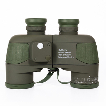 Hulgimüük 10x50 kompassiga binoklid veekindlad uduvastased HD teleskoobid HD suure võimsusega öise nägemisega hämaras kasutamiseks