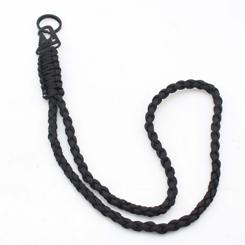 Határokon átnyúló fonott esernyőkötél nyakpánt mobiltelefon kulcstartó fonott hétmagos esernyőkötél kültéri kemping vészhelyzet