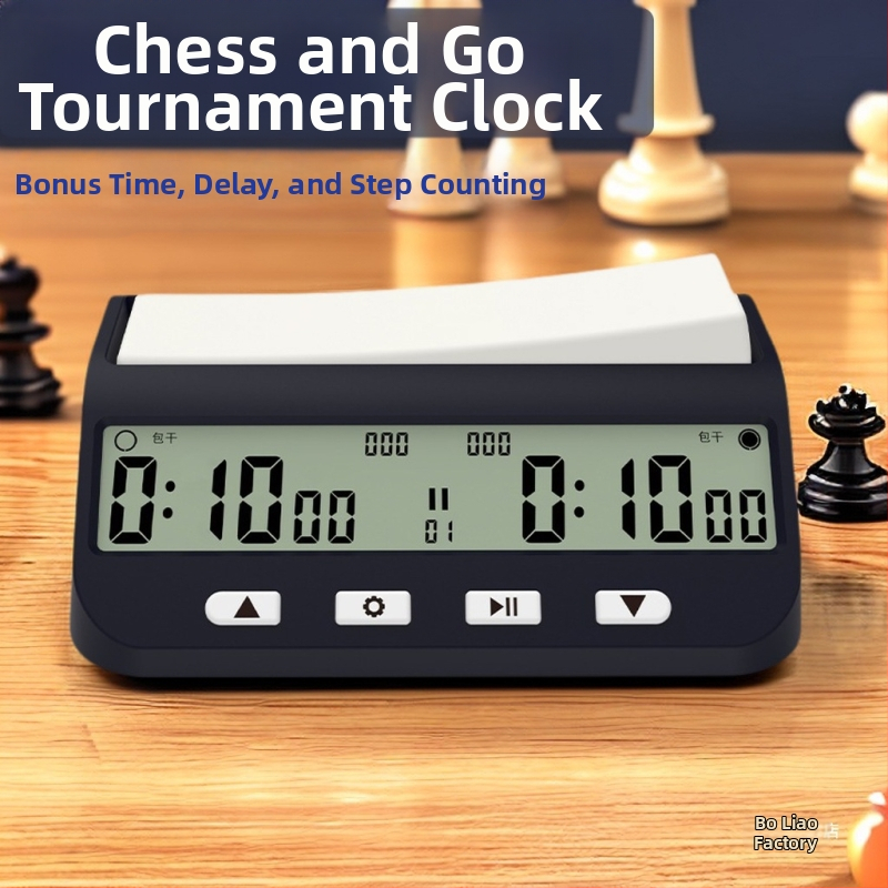 Игра Icono Chess Go Специална игра Шахматен часовник Таймер Часовник за тренировка по шах Пакет за броене на стъпки Плюс секунди