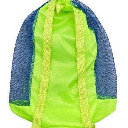 Gyerekjáték-tároló hálós táska, hátlapátolható, nagy hálós táska, baba homok ásó, homokóra lapát, szerszámtároló táska