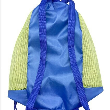 Gyerekjáték-tároló hálós táska, hátlapátolható, nagy hálós táska, baba homok ásó, homokóra lapát, szerszámtároló táska