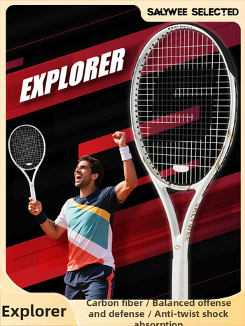 „SALYWEE“ anglies pluošto teniso raketė, amortizuojanti smūgius, nesisukanti, skirta profesionaliems varžybų sportams vyrams ir moterims, išpardavimas užsienyje.