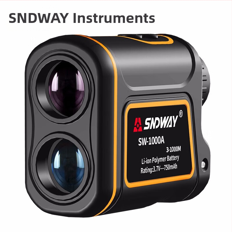 Ръчен лазерен далекомер SNDWAY SW-1000A, телескоп, далекомер с литиева батерия