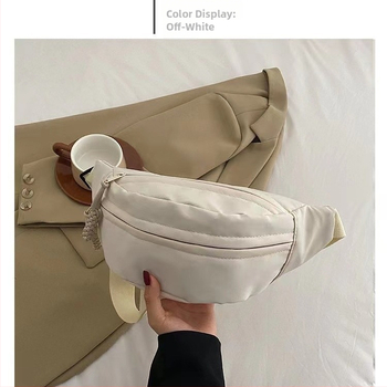 Melltáska Női Ins Super Cool Nagy Kapacitású Crossbody Táska Alkalmi Japán Stílusú Diák Válltáska Könnyű Sport Deréktáska