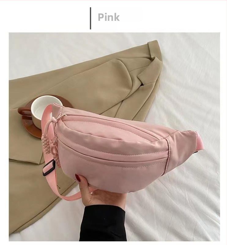 Melltáska Női Ins Super Cool Nagy Kapacitású Crossbody Táska Alkalmi Japán Stílusú Diák Válltáska Könnyű Sport Deréktáska