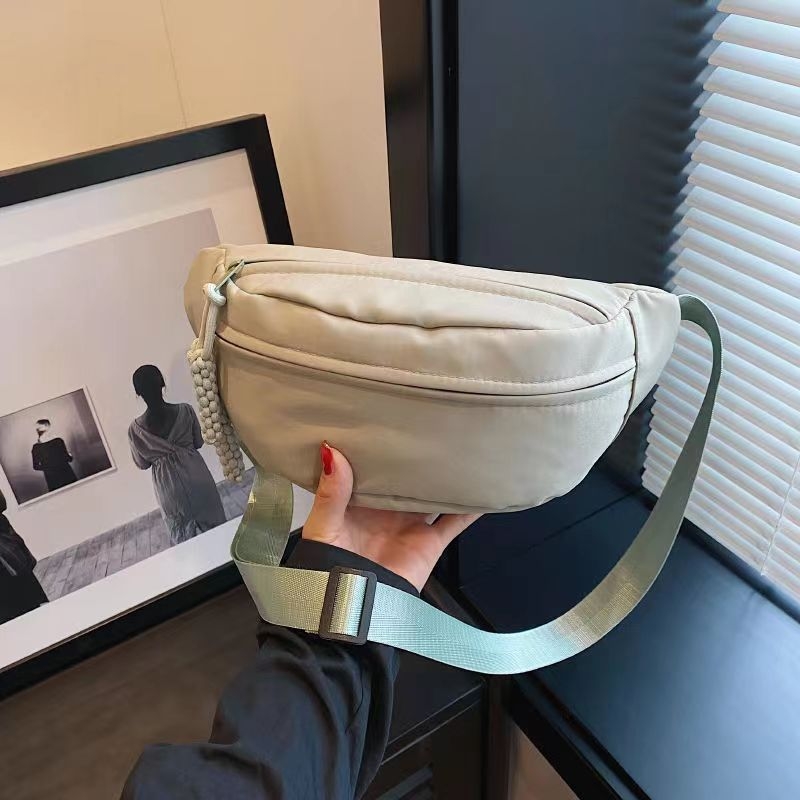 Melltáska Női Ins Super Cool Nagy Kapacitású Crossbody Táska Alkalmi Japán Stílusú Diák Válltáska Könnyű Sport Deréktáska