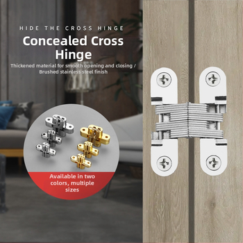 Slēptas krustveida eņģes cinka sakausējuma plakanas eņģes ēdamgalda eņģes saliekamā ēdamgalda durvju skapīša slēptās eņģes vairumtirdzniecībā