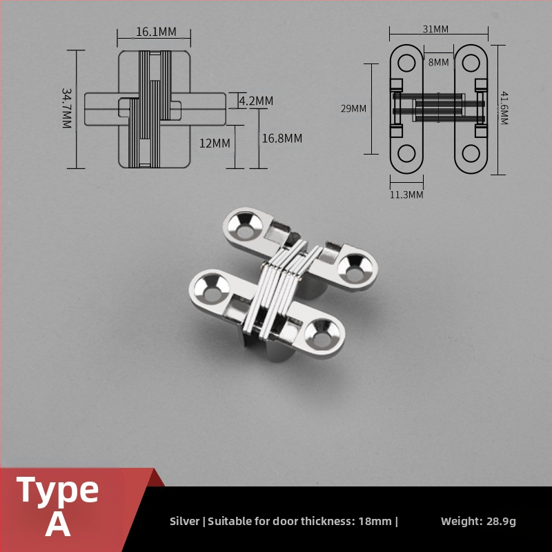 Slēptas krustveida eņģes cinka sakausējuma plakanas eņģes ēdamgalda eņģes saliekamā ēdamgalda durvju skapīša slēptās eņģes vairumtirdzniecībā