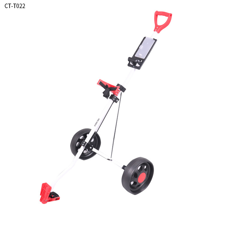 Gyári közvetlen beszerzésű kétkerekű golfkocsi, összecsukható, kézzel húzott tárolókocsi, golftáska kocsi