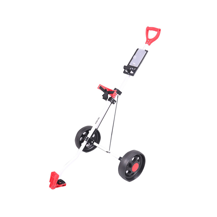 Gyári közvetlen beszerzésű kétkerekű golfkocsi, összecsukható, kézzel húzott tárolókocsi, golftáska kocsi