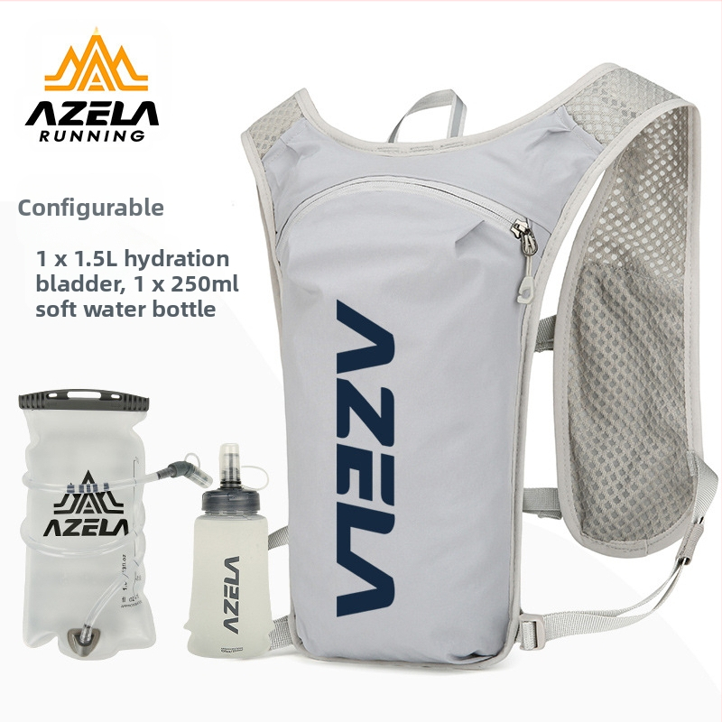 Azera välistingimustes kasutatavate murdmaasuusatamise mägironimise seljakott 5L kiiresti kuivav maratonimatkamise seljakott hingav ratsakott
