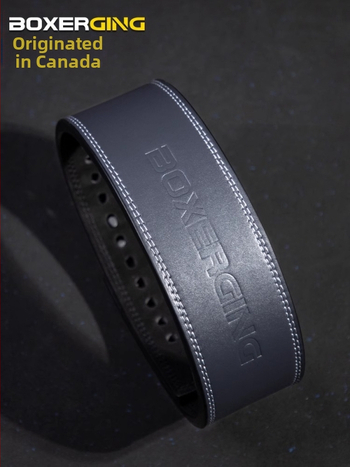 BOXERGING Erősítő Emelő Fitnesz Öv Gyorscsatos Guggolás Kemény Húzású Marhabőr Karos Emelő Testépítő Védőelemek Férfiaknak