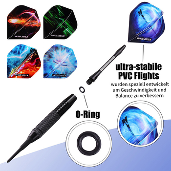 [Weimas] Универсална щифтова стреличка 2BA 16g, която не е лесна за счупване на електронната мишена.