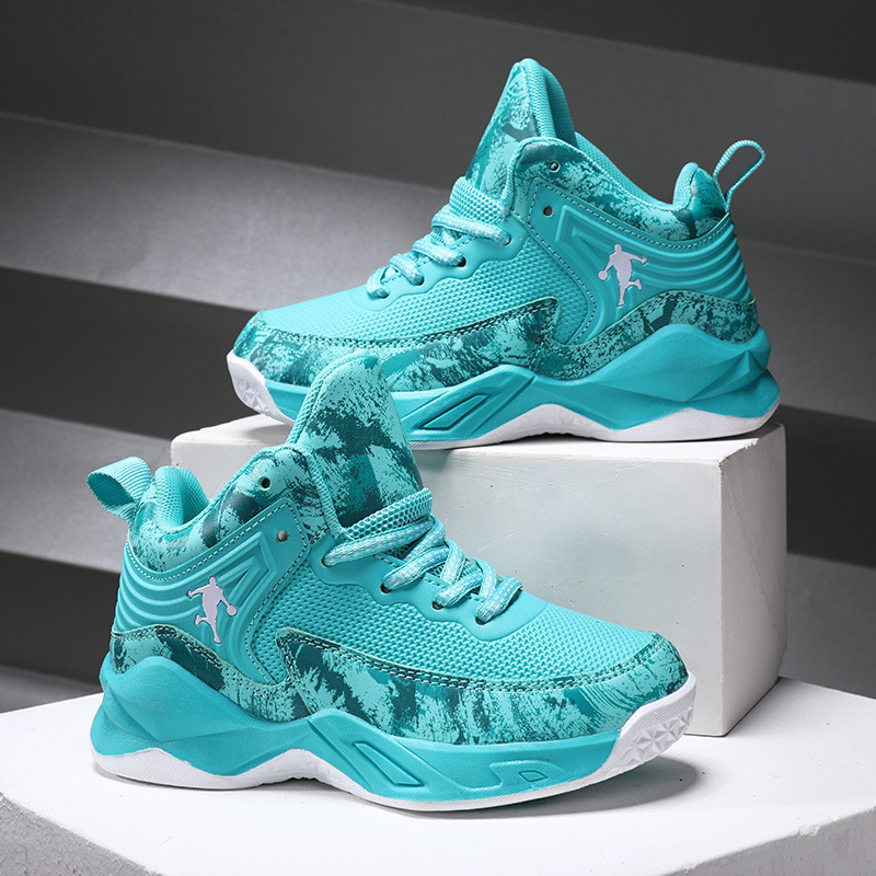 Ādas bērnu basketbola apavi vidusskolai vidusskolas sporta apavi pusaudžiem zēnu sporta apavi bērnu skriešanas apavi