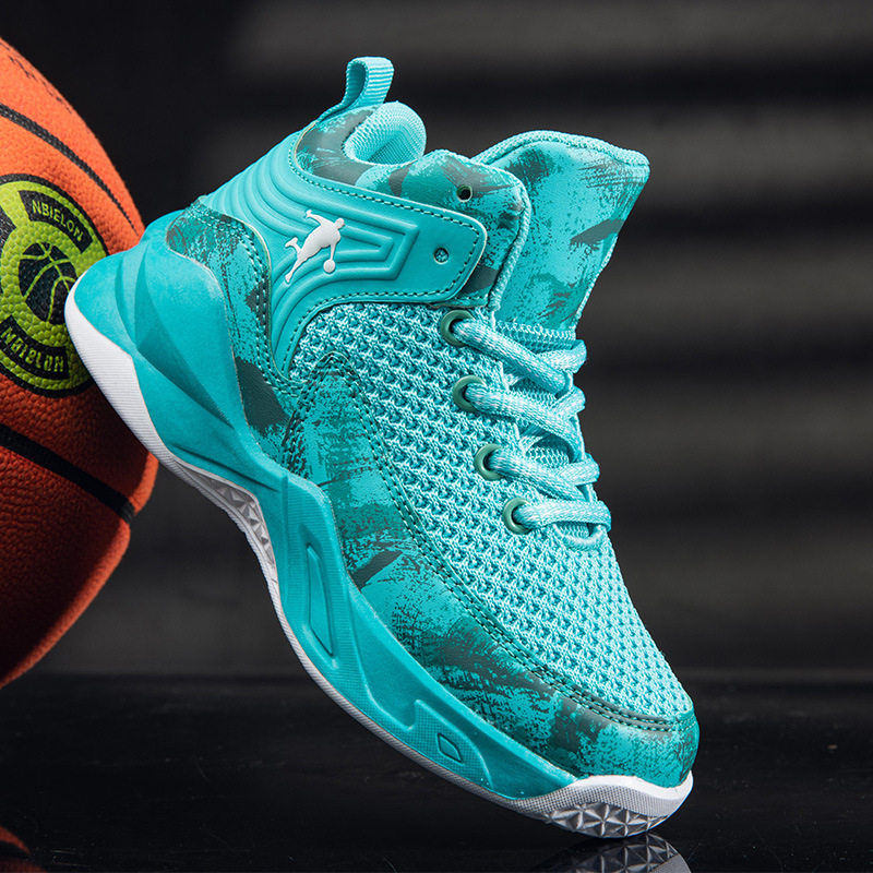 Ādas bērnu basketbola apavi vidusskolai vidusskolas sporta apavi pusaudžiem zēnu sporta apavi bērnu skriešanas apavi