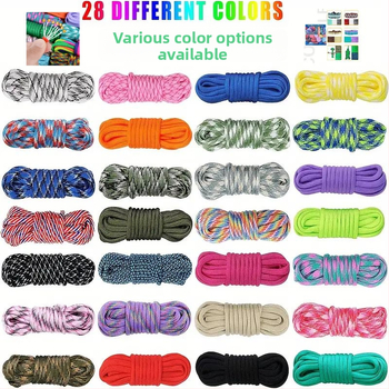 Σχοινί ομπρέλας, τσάντα βιβλίων, αγκράφα, κοστούμι κοσμημάτων, υφαντό βραχιόλι, σχοινί επιβίωσης, χειρός, άγρια φύση, περιπέτεια, ορειβασία, συνδυασμός σχοινιού ομπρέλας επτά πυρήνων