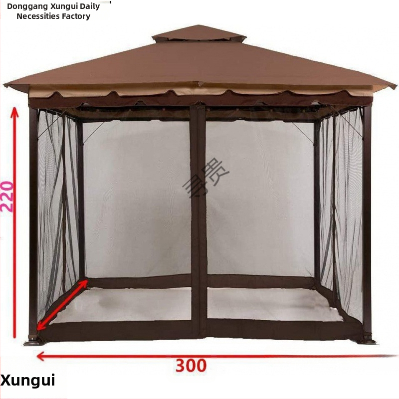 Палатка против комари, външна, свободно сглобяема, бързо отваряща се, преносима палатка, павилион, дишаща мрежа, външна градина, двор, мрежа против комари