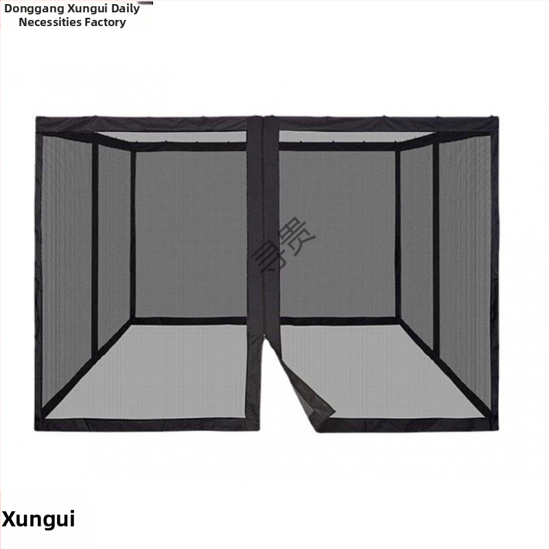 Палатка против комари, външна, свободно сглобяема, бързо отваряща се, преносима палатка, павилион, дишаща мрежа, външна градина, двор, мрежа против комари