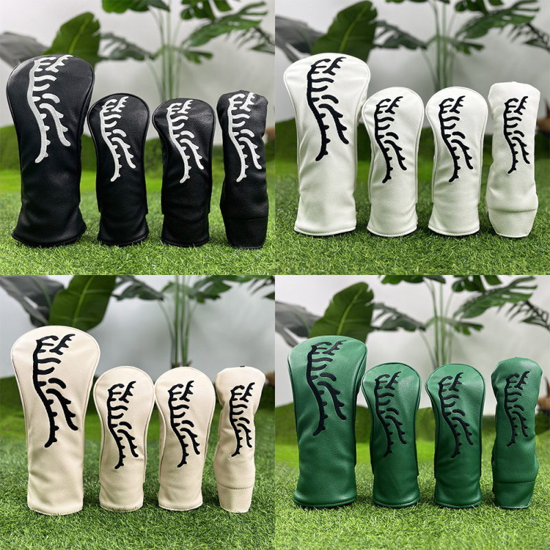 Κάλυμμα μπαστουνιού γκολφ σε διασυνοριακές πωλήσεις με καυτή τιμή, απλό κάλυμμα οδηγού Tiger, προστατευτικό καπάκι μπαστουνιού απευθείας πωλήσεων από το εργοστάσιο