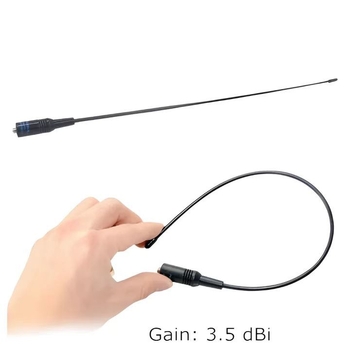 Baofeng Interphone Antenn NA-771 võimendusantenn UV kahesageduslik VHF/UHF SMA pehme antenni hulgimüük