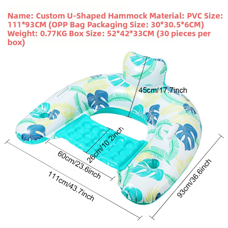 Felnőtt felfújható úszó és vízelvezető függőágy úszóágy rajzfilmfigura úszó állatos tartó unikornis úszógyűrű felnőtt úszógyűrű