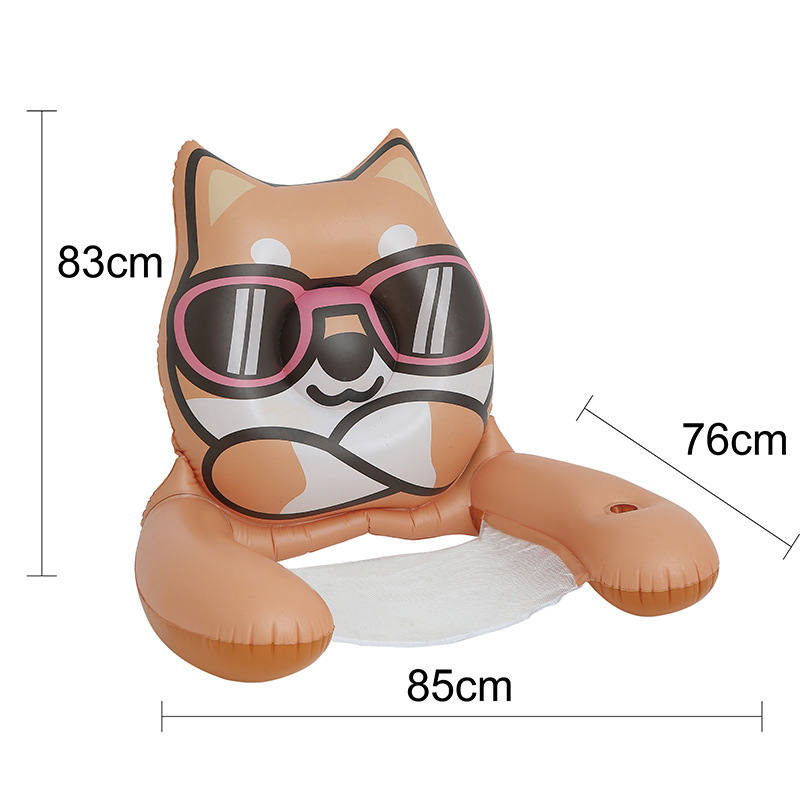 Felnőtt felfújható úszó és vízelvezető függőágy úszóágy rajzfilmfigura úszó állatos tartó unikornis úszógyűrű felnőtt úszógyűrű