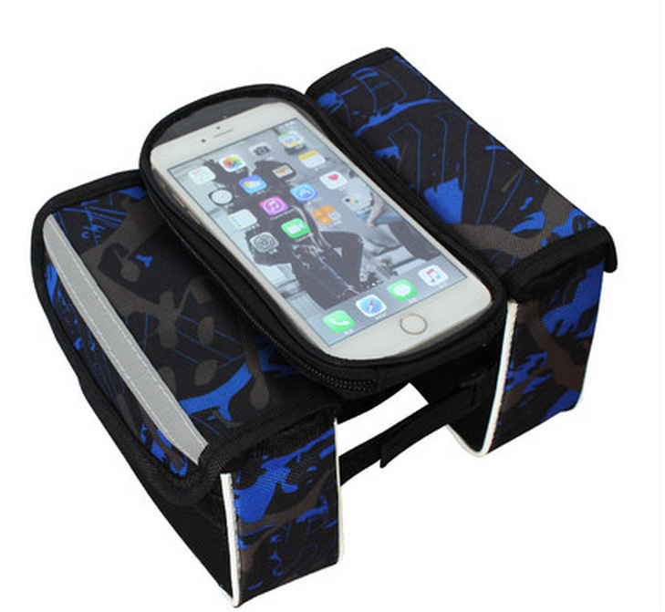 Savaeigis vežimo krepšys Priekinis kalnų krepšys Jutiklinio ekrano mobiliojo telefono krepšys Ypač didelis balnelio krepšys Viršutinio vamzdžio krepšys Vežimo krepšys Jojimo įranga