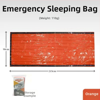 Преносим самоуправляващ се туристически авариен термо спален чувал за аварийно оцеляване, отразяващ къмпинг, трансграничен източник, фабрика