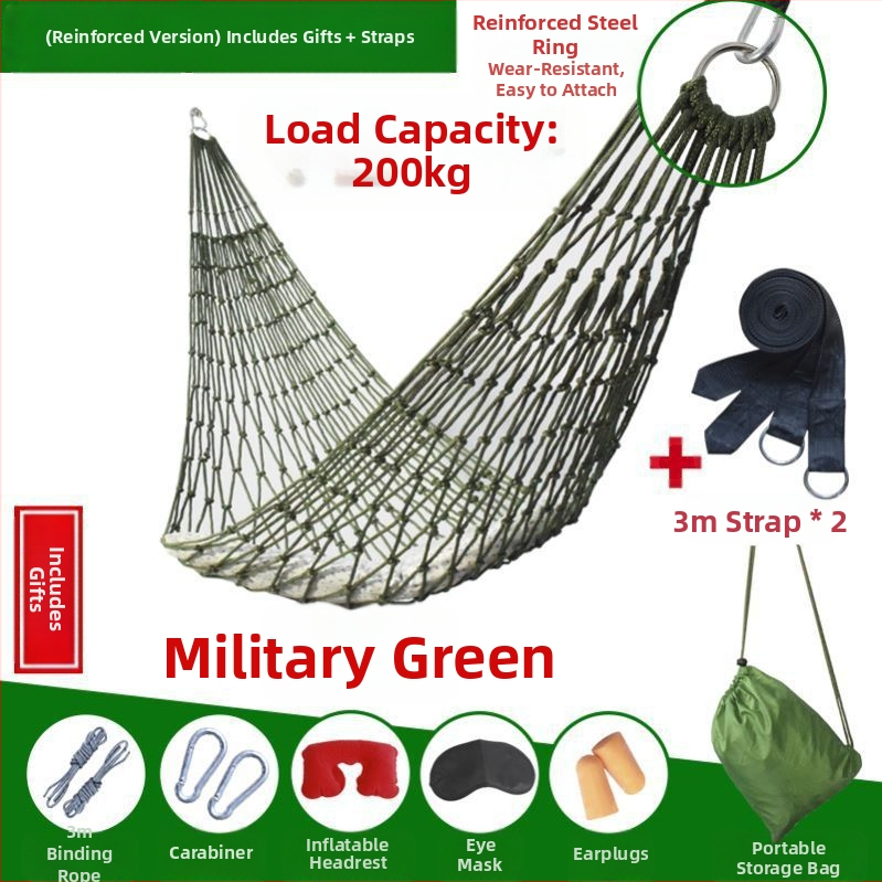 Ledus zīda sieta šūpuļtīkls āra šūpoles koka gulta piekarama guļamā sieta gulta vasaras lauka kratītājs pieaugušajiem piekarama virve dubultā