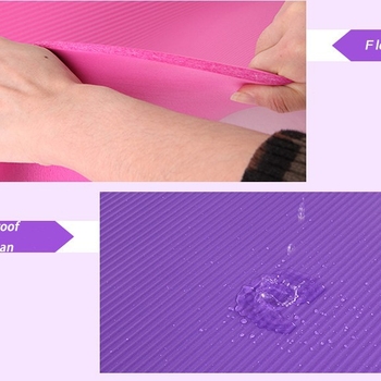 Αντιολισθητικό σφουγγάρι Nbr γιόγκα χαλάκι χορού, αθλητισμού, γυμναστικής, σώματος, γυμναστικής, ομαδικής τάξης, προπόνησης, χαλάκι λωρίδων