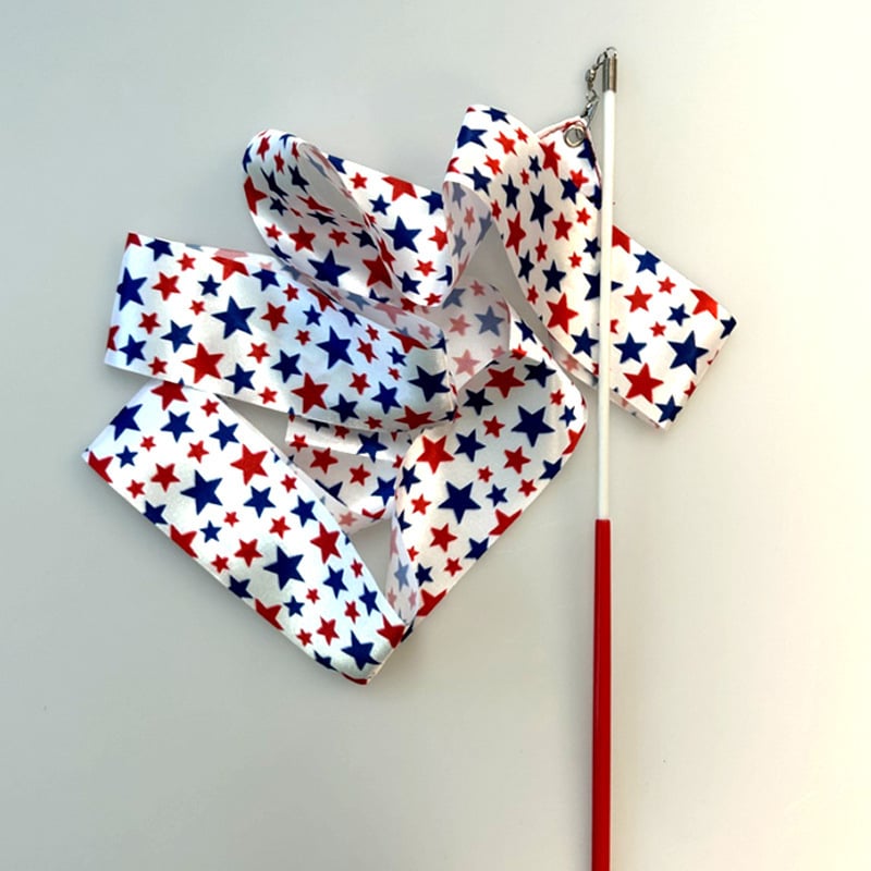 Tarpvalstybinė didmeninė šokių juostelė vaikų ritminei gimnastikai šokių pasirodymui spalvinga juostelė fitneso treniruotėms gimnastikos juostelė